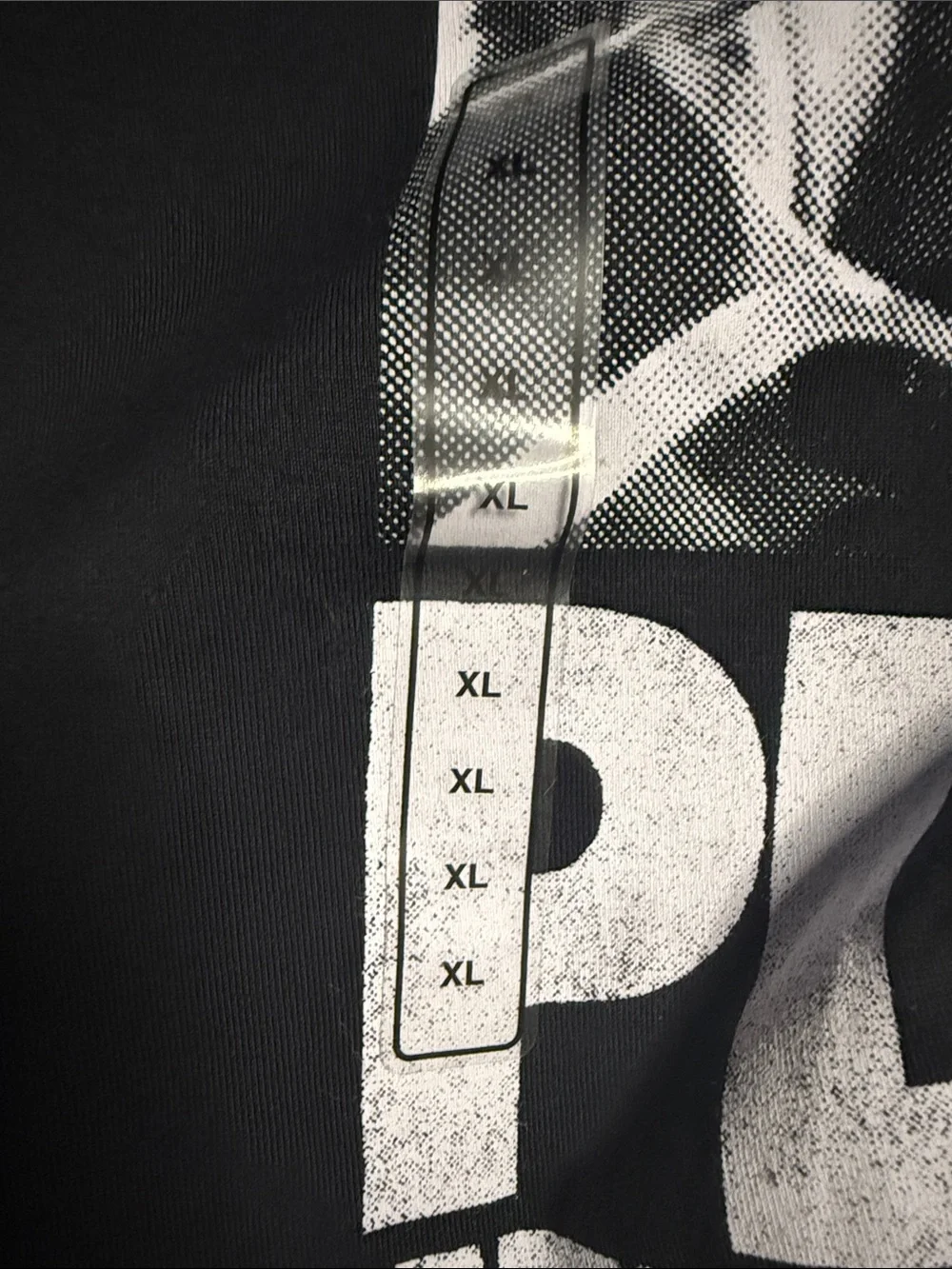 Nike Black Graphic 'Play Attention' Tee with White Print and Purple Logo
